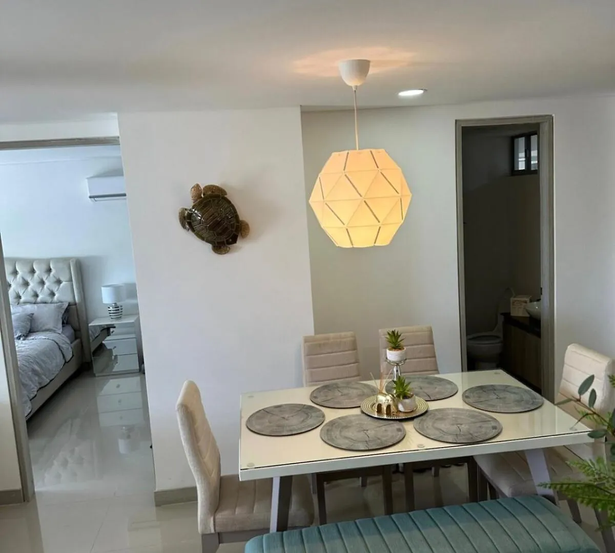 Hermoso apartamento moderno con vista al mar Cartagena Apartment